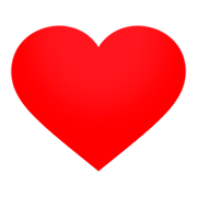 Emoji ❤️ Cuore Rosso su JoyPixels 4.0.