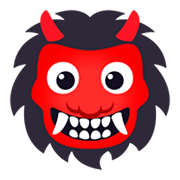 👹 Emoji Demonio Japonés Oni en JoyPixels 4.0.