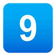 9️⃣ Emoji Teclas: 9 en JoyPixels 4.0.