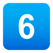 6️⃣ Emoji Teclas: 6 en JoyPixels 4.0.