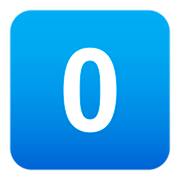 0️⃣ Emoji Teclas: 0 en JoyPixels 4.0.