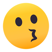 😗 Emoji Cara Besando en JoyPixels 4.0.