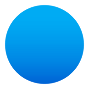 🔵 Emoji blauer Kreis JoyPixels 4.0.