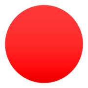Émoji 🔴 Disque Rouge sur JoyPixels 4.0.
