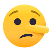 🤥 Emoji Rosto De Mentiroso na JoyPixels 4.0.