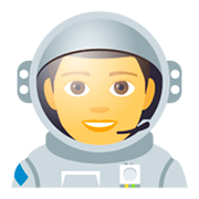 Emoji 👨‍🚀 Astronauta Uomo su JoyPixels 4.0.