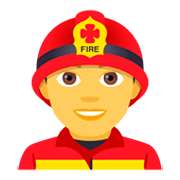 Émoji 👨‍🚒 Pompier Homme sur JoyPixels 4.0.