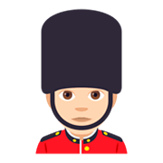 💂🏻‍♂️ Emoji Guarda Homem: Pele Clara na JoyPixels 4.0.