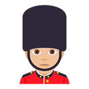 💂🏼‍♂️ Emoji Guardia Hombre: Tono De Piel Claro Medio en JoyPixels 4.0.