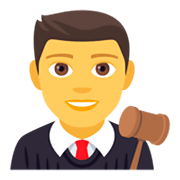 Émoji 👨‍⚖️ Juge Homme sur JoyPixels 4.0.