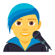👨‍🎤 Emoji Cantante Hombre en JoyPixels 4.0.