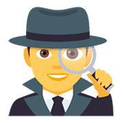 🕵️‍♂️ Emoji Detective Hombre en JoyPixels 4.0.