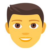 Emoji 👨 Uomo su JoyPixels 4.0.