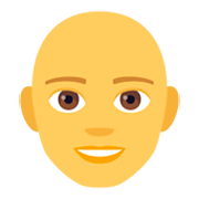 Émoji 👨‍🦲 Homme : Chauve sur JoyPixels 4.0.