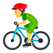Emoji 🚴‍♂️ Ciclista Uomo su JoyPixels 4.0.