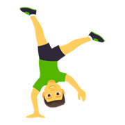 🤸‍♂️ Emoji Hombre Haciendo Una Voltereta Lateral en JoyPixels 4.0.