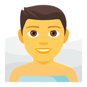🧖‍♂️ Emoji Hombre En Una Sauna en JoyPixels 4.0.