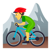 🚵‍♂️ Emoji Homem Fazendo Mountain Bike na JoyPixels 4.0.