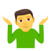 🤷‍♂️ Emoji Homem Dando De Ombros na JoyPixels 4.0.