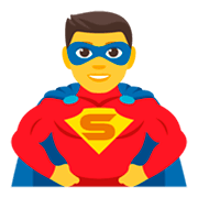 Emoji 🦸‍♂️ Supereroe Uomo su JoyPixels 4.0.