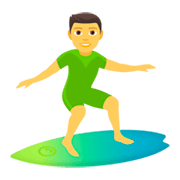 Émoji 🏄‍♂️ Surfeur sur JoyPixels 4.0.