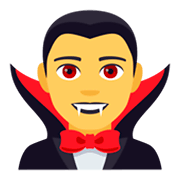 🧛‍♂️ Emoji Vampiro Hombre en JoyPixels 4.0.
