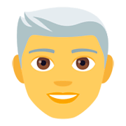 👨‍🦳 Emoji Hombre: Pelo Blanco en JoyPixels 4.0.