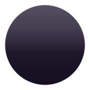 ⚫ Emoji Círculo Negro en JoyPixels 4.0.