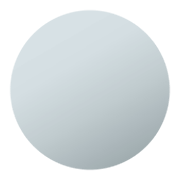 Émoji ⚪ Disque Blanc sur JoyPixels 4.0.
