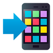 📲 Emoji Mobiltelefon mit Pfeil JoyPixels 4.0.