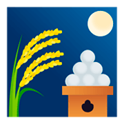 Emoji 🎑 Contemplazione Della Luna su JoyPixels 4.0.