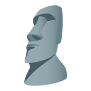 Emoji 🗿 Moai su JoyPixels 4.0.