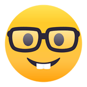 🤓 Emoji Cara De Empollón en JoyPixels 4.0.