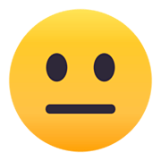 Emoji 😐 Faccina Neutra su JoyPixels 4.0.