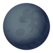 Émoji 🌑 Nouvelle Lune sur JoyPixels 4.0.