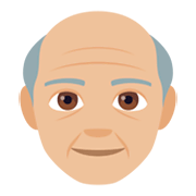 👴🏼 Emoji älterer Mann: mittelhelle Hautfarbe JoyPixels 4.0.