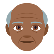 👴🏾 Emoji Anciano: Tono De Piel Oscuro Medio en JoyPixels 4.0.