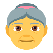 👵 Emoji ältere Frau JoyPixels 4.0.