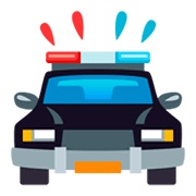 🚔 Emoji Vorderansicht Polizeiwagen JoyPixels 4.0.