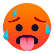 🥵 Emoji Cara Con Calor en JoyPixels 4.0.