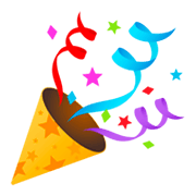 Emoji 🎉 Spara Coriandoli su JoyPixels 4.0.