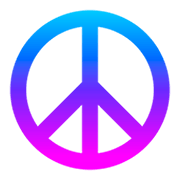 ☮️ Emoji Friedenszeichen JoyPixels 4.0.