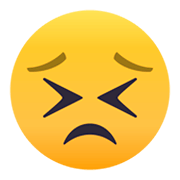 😣 Emoji entschlossenes Gesicht JoyPixels 4.0.