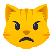 😾 Emoji Gato Enfadado en JoyPixels 4.0.