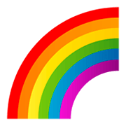 Emoji 🌈 Arcobaleno su JoyPixels 4.0.