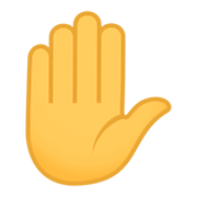 ✋ Emoji erhobene Hand JoyPixels 4.0.