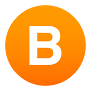 Emoji 🇧 Lettera simbolo indicatore regionale B su JoyPixels 4.0.