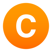 🇨 Emoji Símbolo do indicador regional letra C na JoyPixels 4.0.