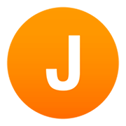 🇯 Emoji Indicador regional símbolo letra J en JoyPixels 4.0.