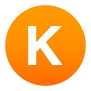 🇰 Emoji Indicador regional símbolo letra K en JoyPixels 4.0.